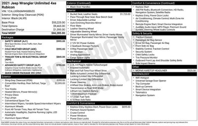 2021 Jeep Wrangler 4xe Unlimited Rubicon