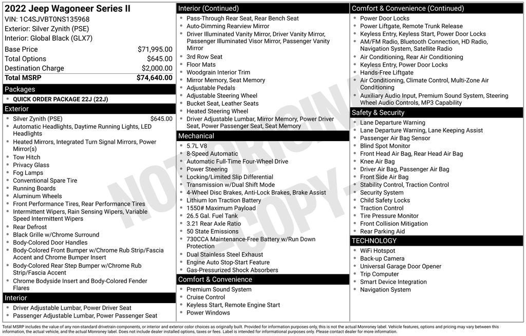 2022 Jeep Wagoneer Series II