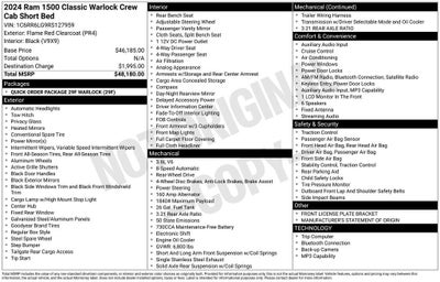 2024 RAM 1500 Classic Warlock