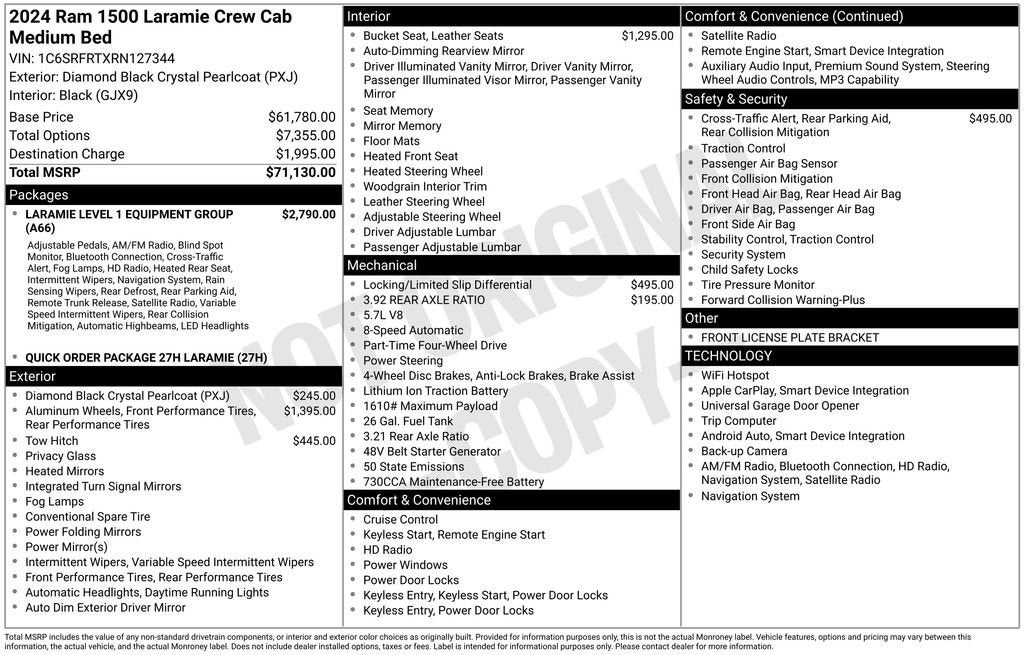 2024 RAM 1500 Laramie