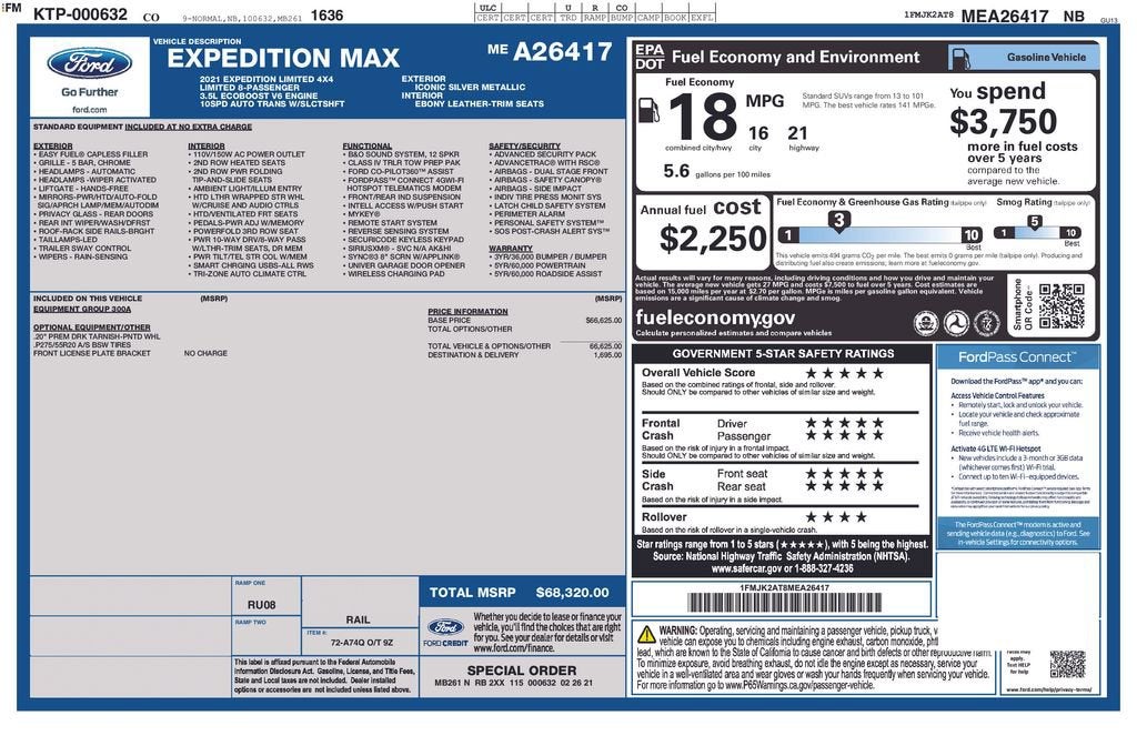 2021 Ford Expedition Max Limited