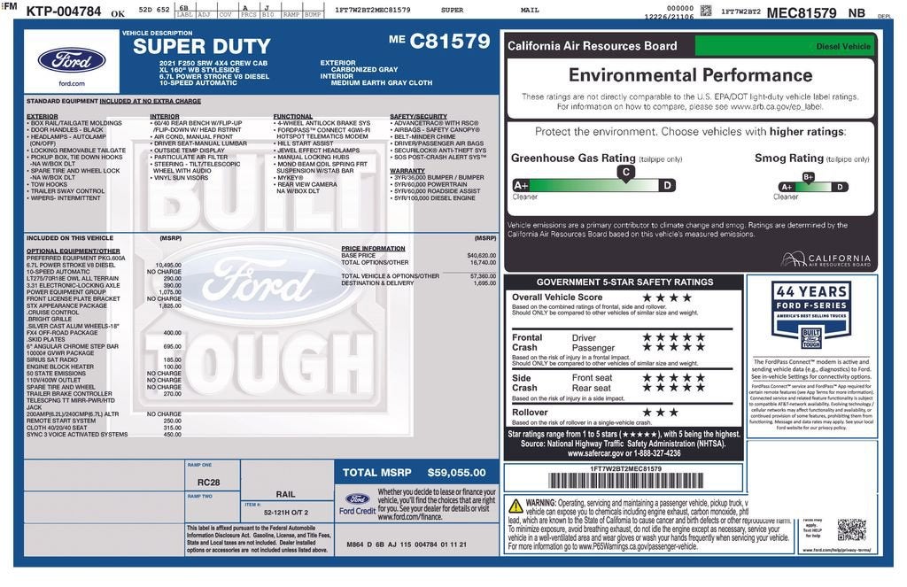 2021 Ford Super Duty F-250 SRW XL