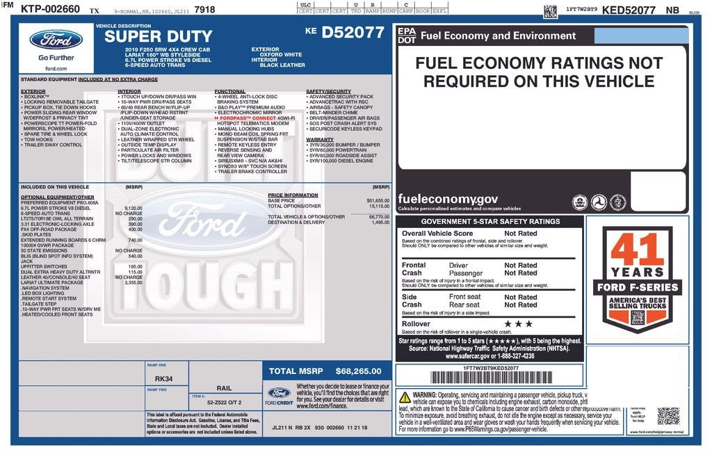 2019 Ford Super Duty F-250 SRW XL