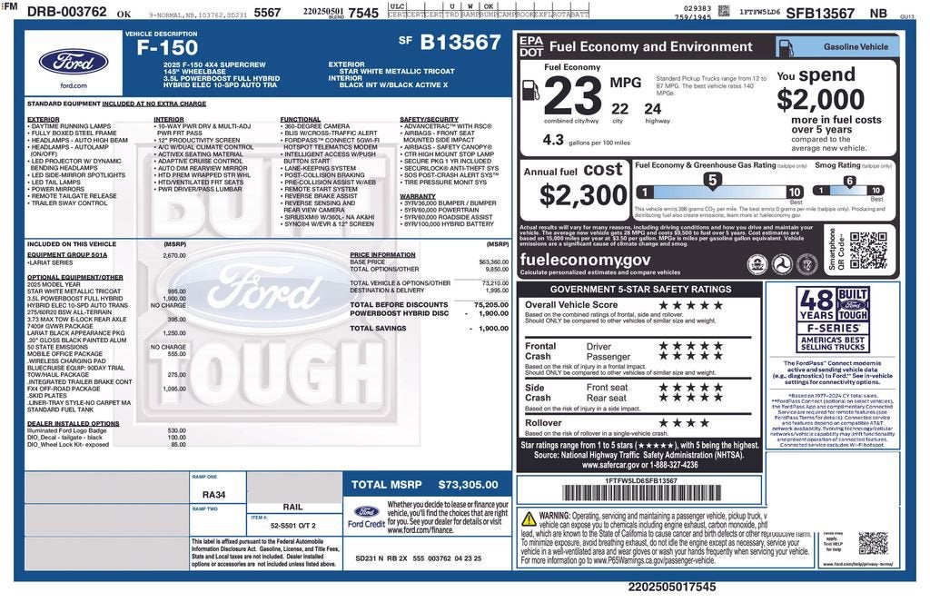 2025 Ford F-150 LARIAT