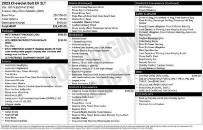 2023 Chevrolet Bolt EV 2LT