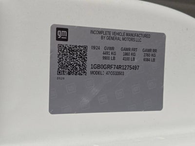 2024 Chevrolet Express Cutaway 3500 1WT
