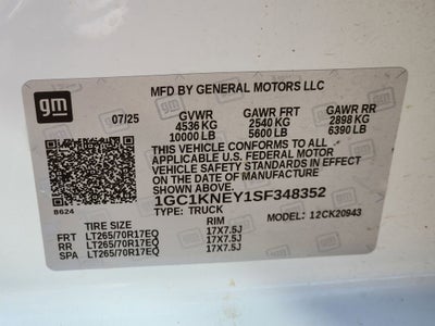 2025 Chevrolet Silverado 2500 HD LT