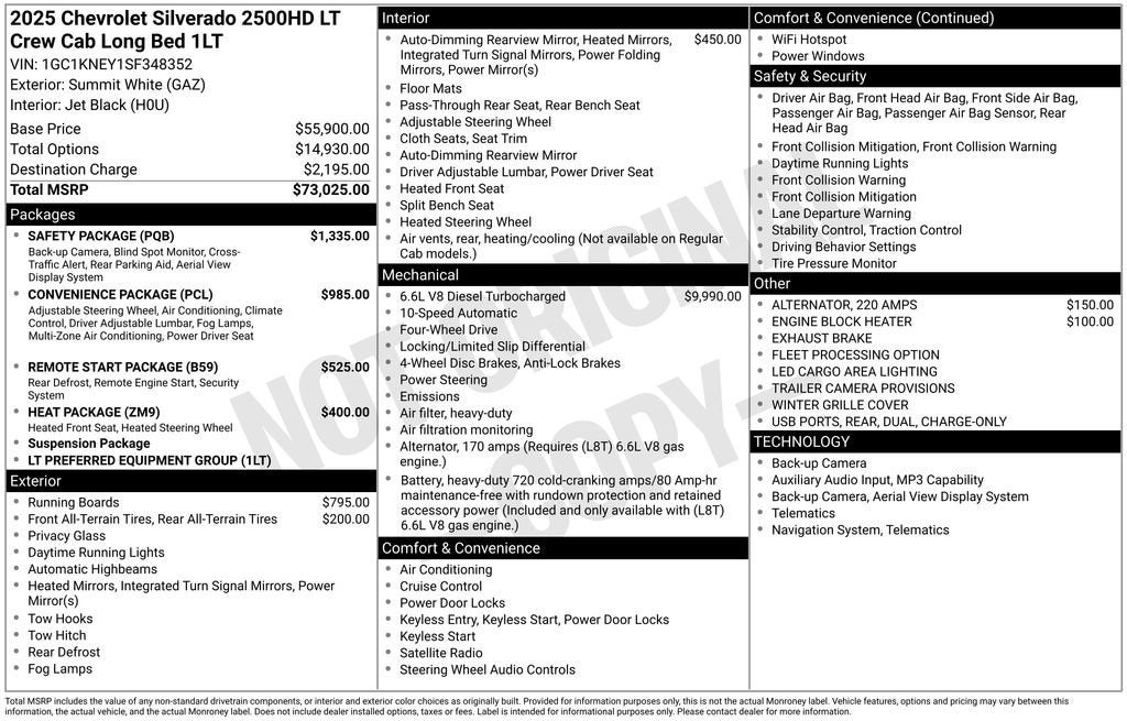 2025 Chevrolet Silverado 2500 HD LT