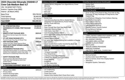 2025 Chevrolet Silverado 2500 HD LT