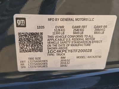 2026 Chevrolet Silverado 2500 HD LTZ