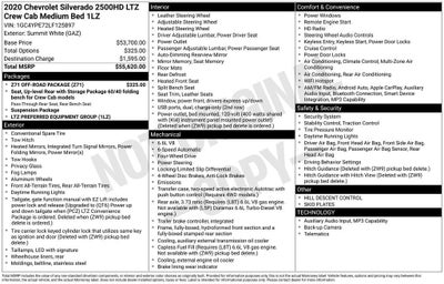 2020 Chevrolet Silverado 2500 HD LTZ