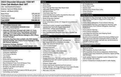 2023 Chevrolet Silverado 1500 WT