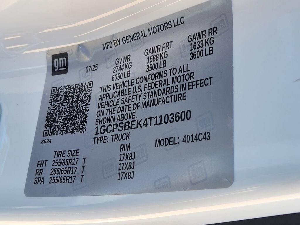 2026 Chevrolet Colorado WT