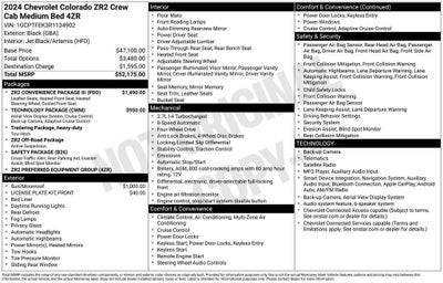 2024 Chevrolet Colorado ZR2