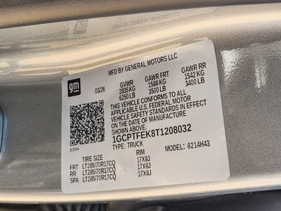 2026 Chevrolet Colorado ZR2