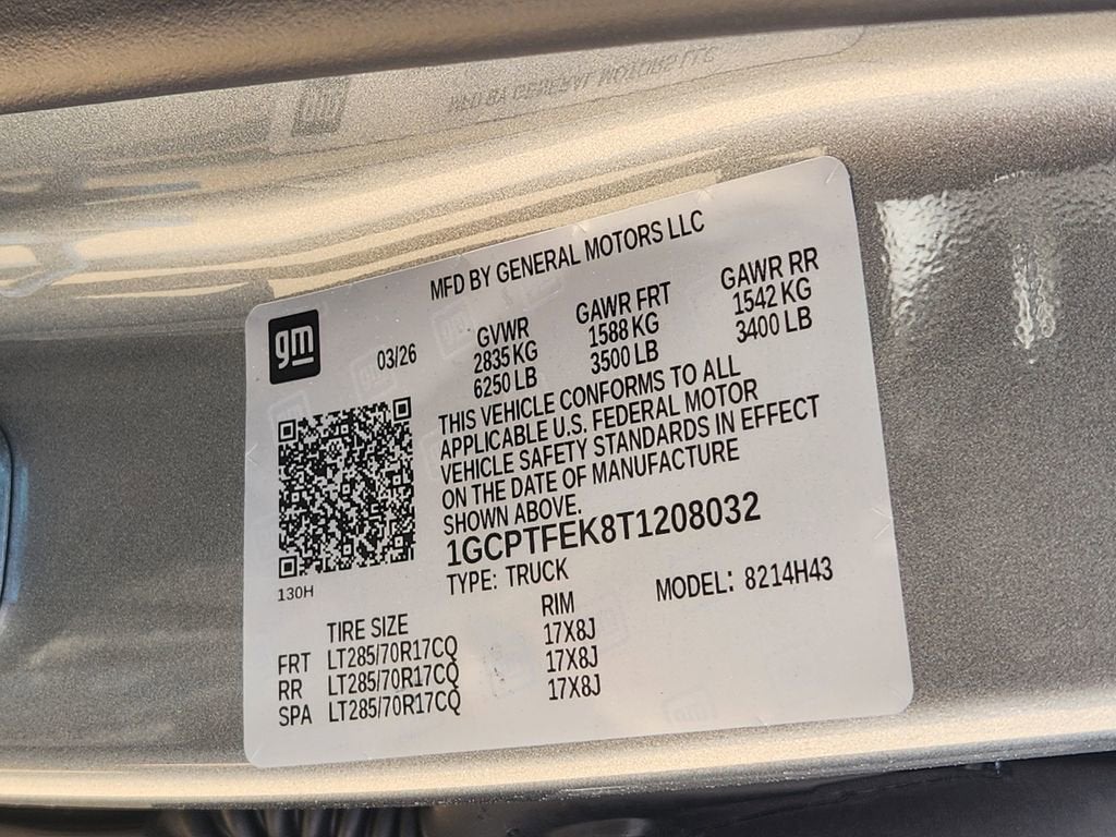 2026 Chevrolet Colorado ZR2