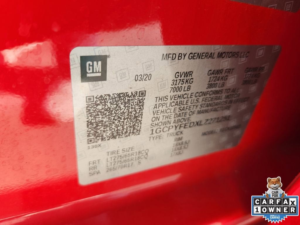 2020 Chevrolet Silverado 1500 LT Trail Boss