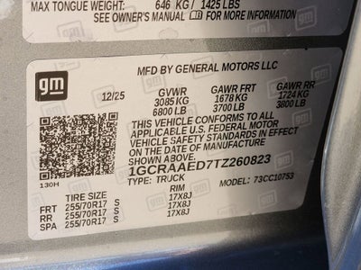 2026 Chevrolet Silverado 1500 WT