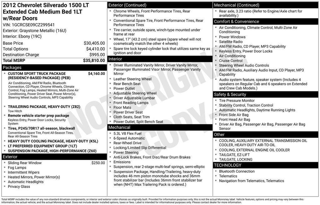 2012 Chevrolet Silverado 1500 LT
