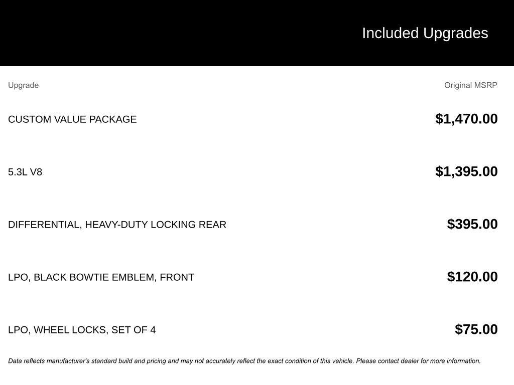 2019 Chevrolet Silverado 1500 Custom