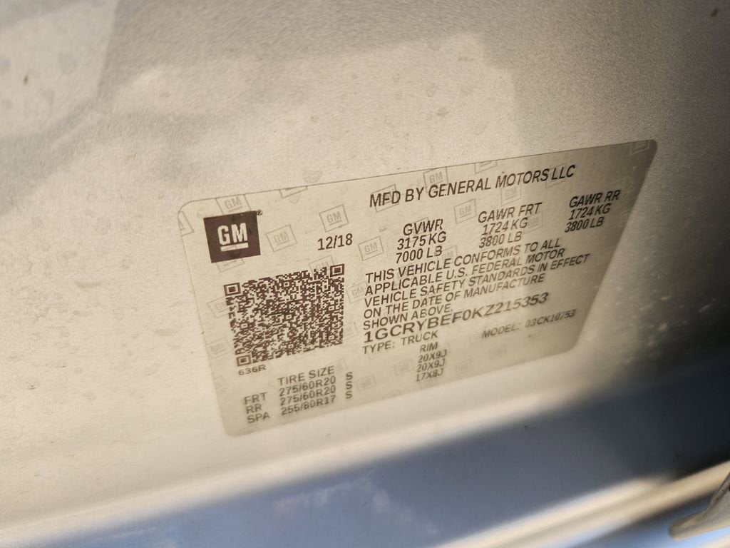 2019 Chevrolet Silverado 1500 Custom