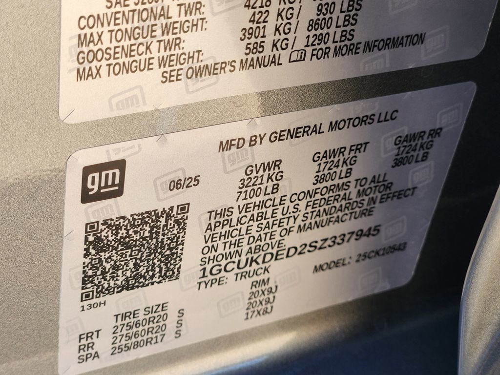 2025 Chevrolet Silverado 1500 LT