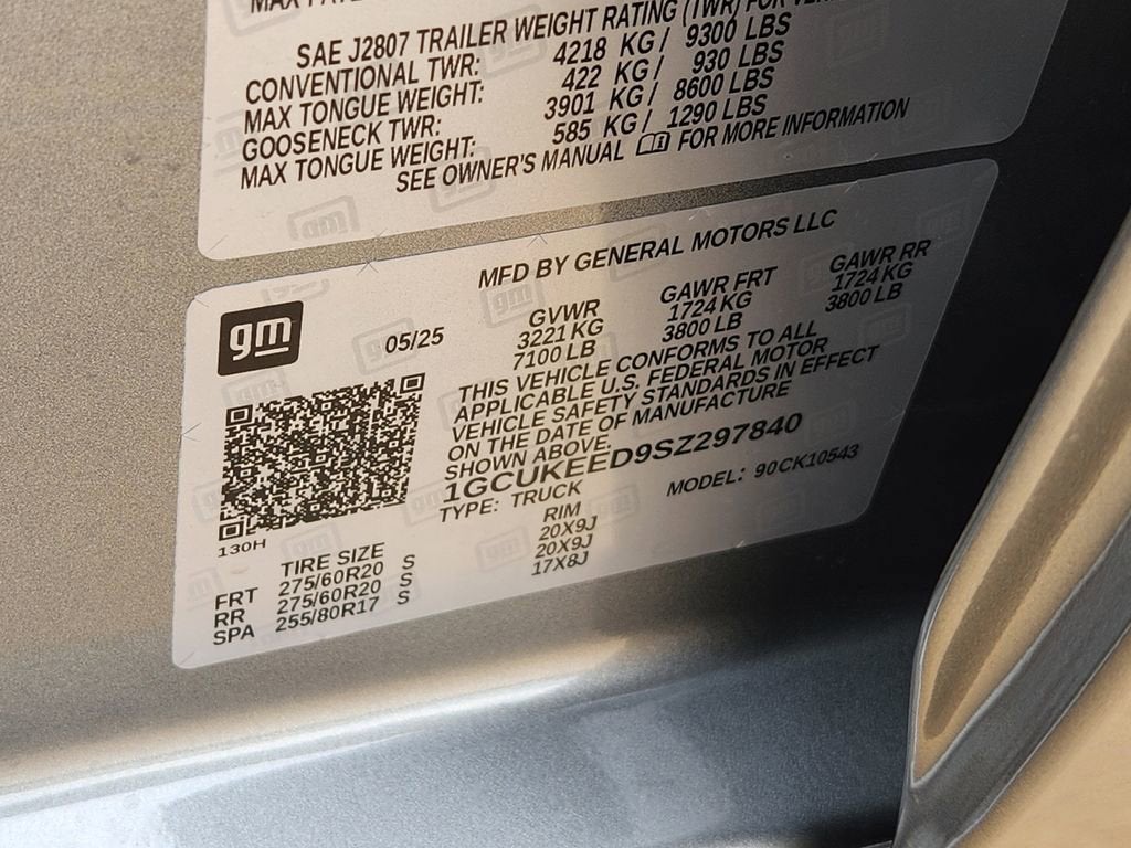 2025 Chevrolet Silverado 1500 RST