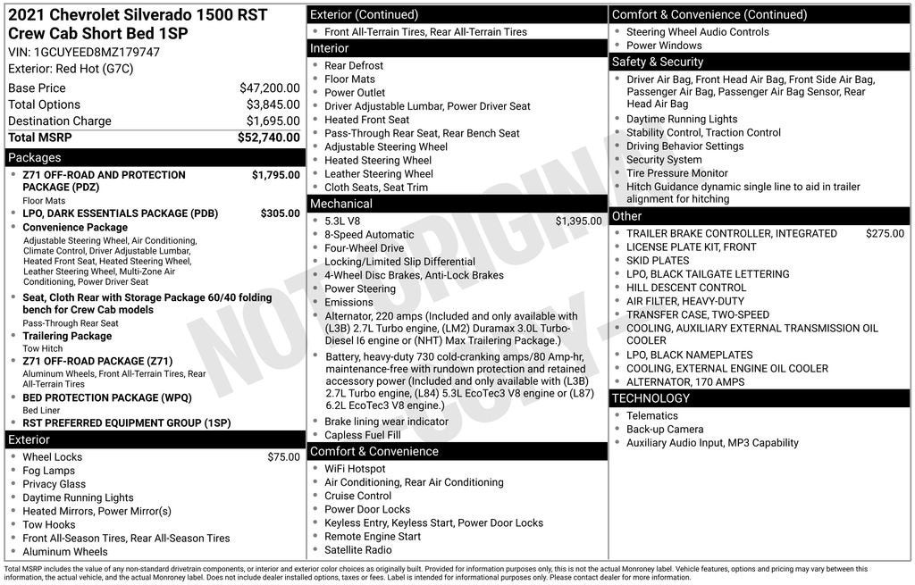 2021 Chevrolet Silverado 1500 RST