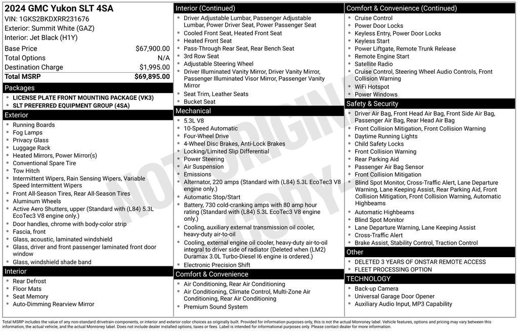 2024 GMC Yukon SLT