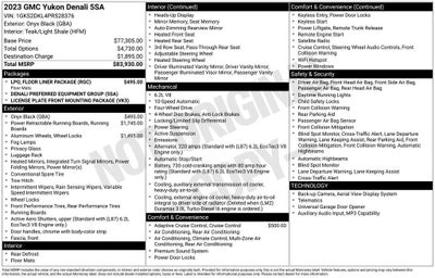 2023 GMC Yukon Denali