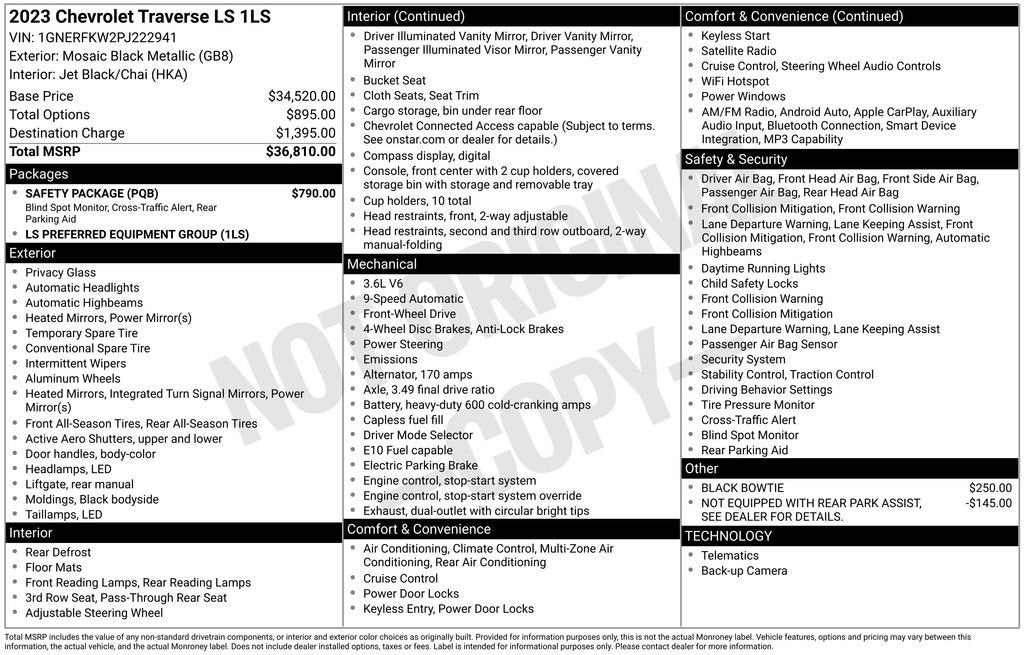 2023 Chevrolet Traverse LS