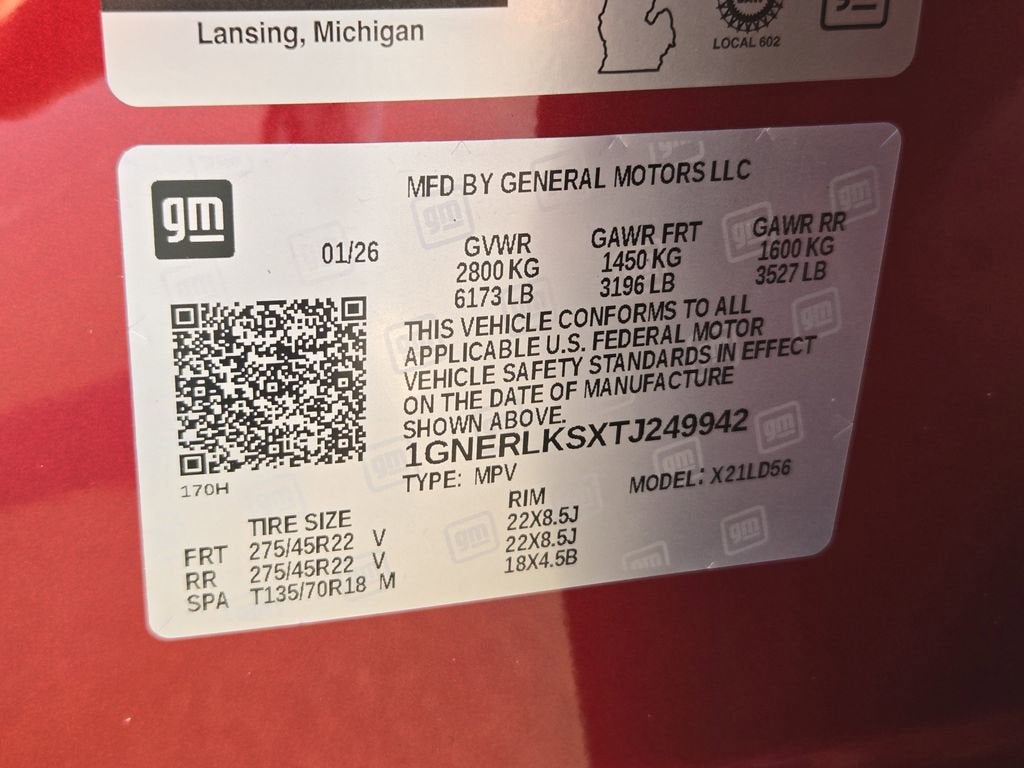 2026 Chevrolet Traverse RS