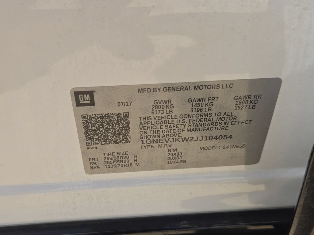 2018 Chevrolet Traverse Premier