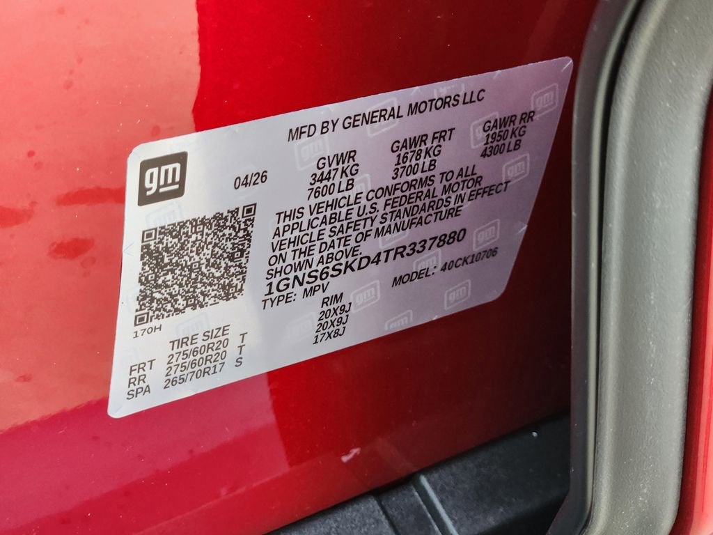 2026 Chevrolet Tahoe Premier