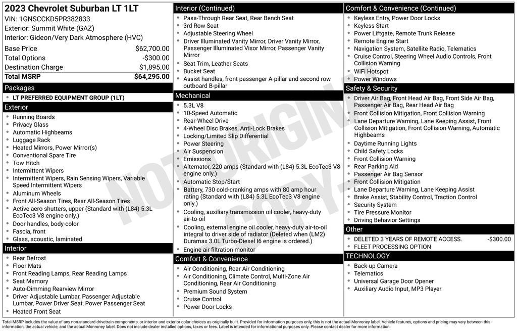 2023 Chevrolet Suburban LT
