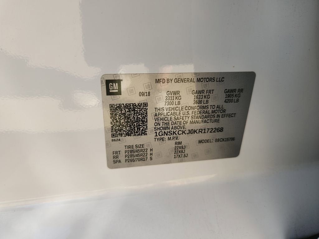 2019 Chevrolet Tahoe Premier