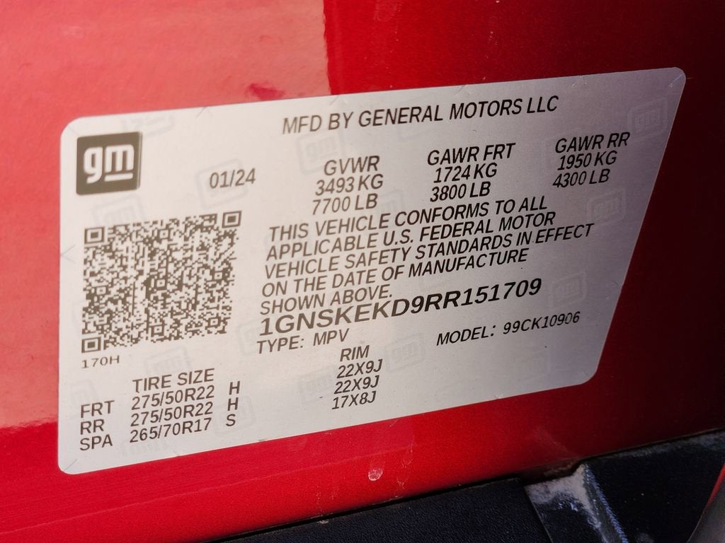 2024 Chevrolet Suburban RST