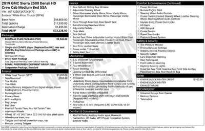 2019 GMC Sierra 2500 HD Denali