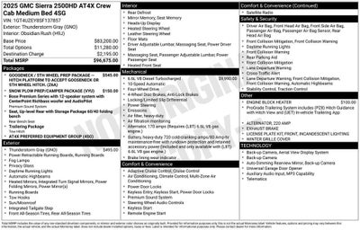 2025 GMC Sierra 2500 HD AT4X