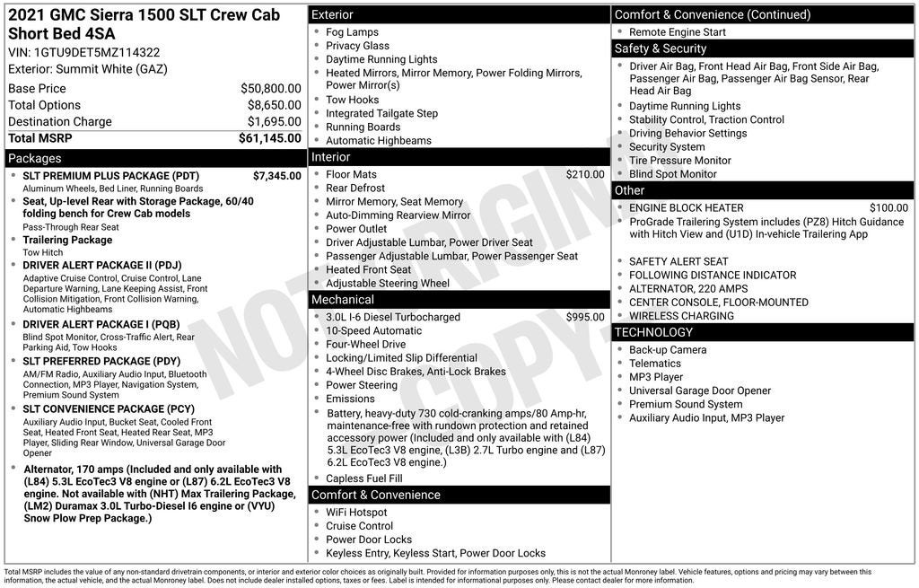 2021 GMC Sierra 1500 SLT