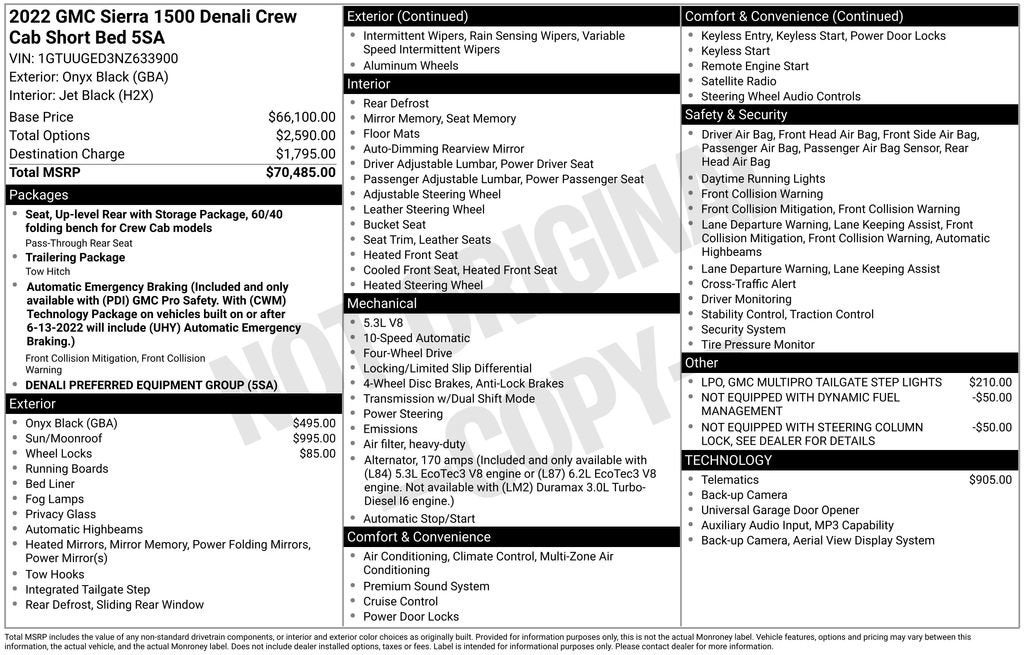 2022 GMC Sierra 1500 Denali