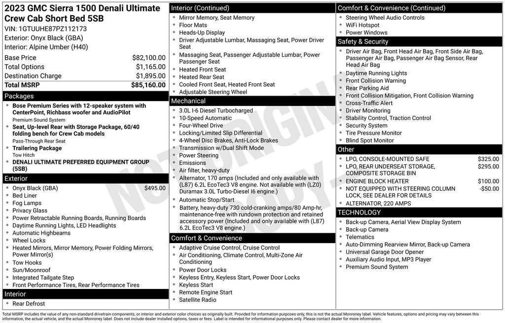 2023 GMC Sierra 1500 Denali Ultimate