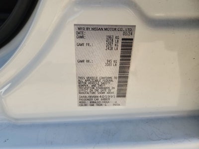 2024 Nissan Altima 2.5 S