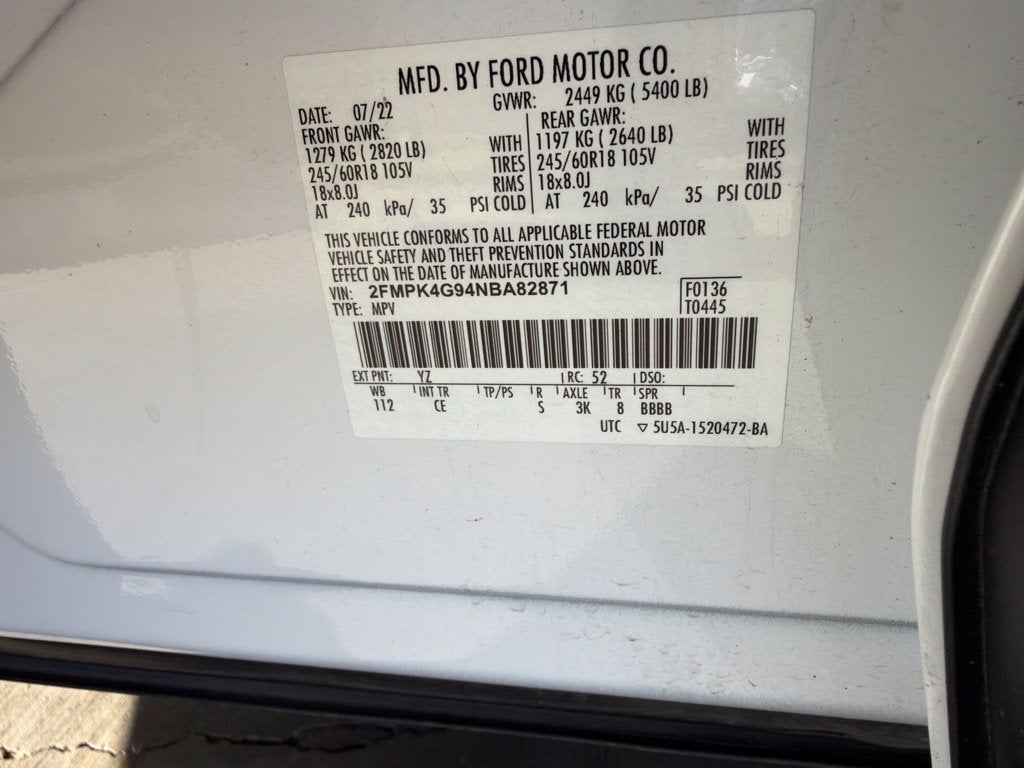 2022 Ford Edge SE