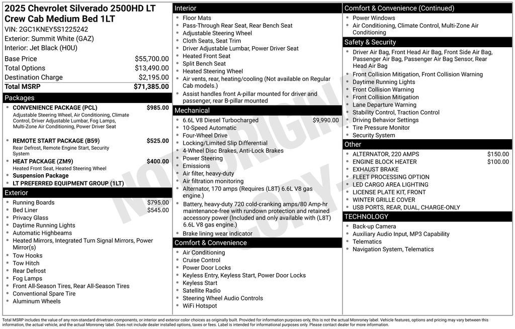 2025 Chevrolet Silverado 2500 HD LT