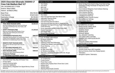 2025 Chevrolet Silverado 2500 HD LT
