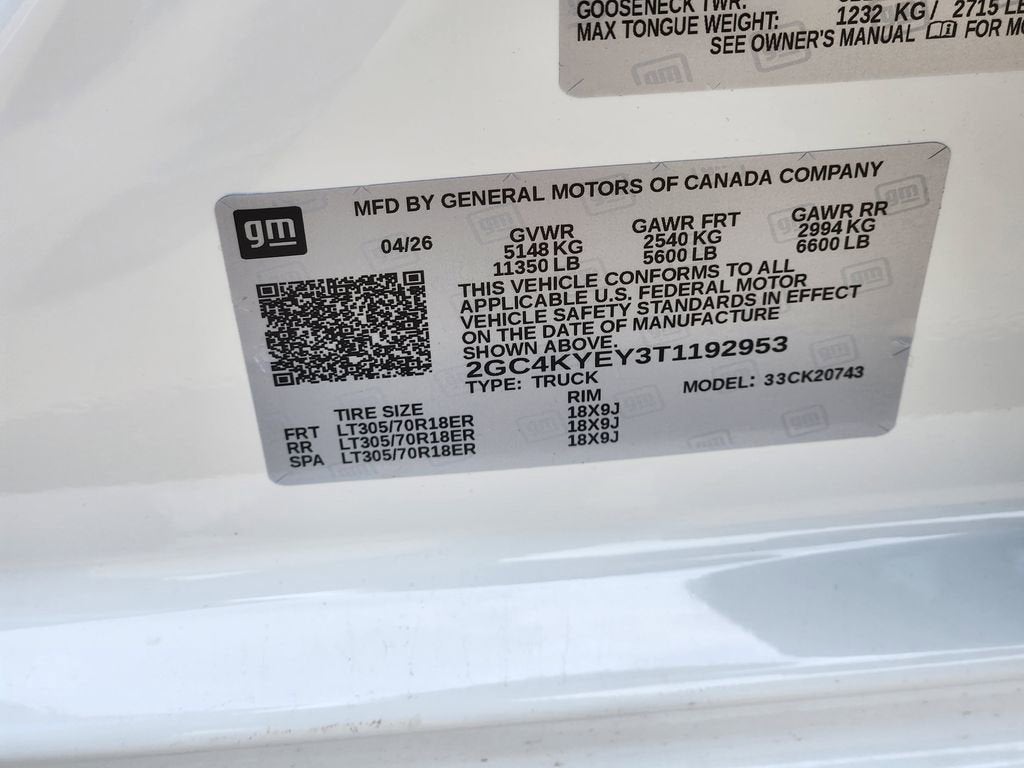 2026 Chevrolet Silverado 2500 HD ZR2
