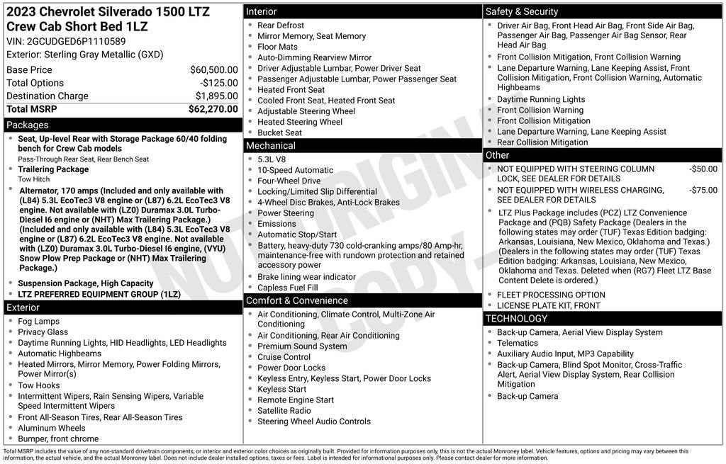 2023 Chevrolet Silverado 1500 LTZ
