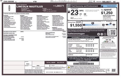 2022 Lincoln Nautilus Reserve