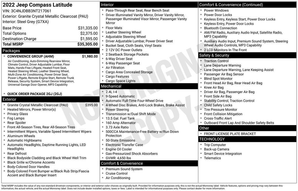 2022 Jeep Compass Latitude